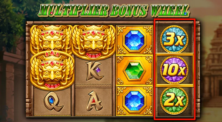 Fortune Gems Multiplier Bonus Wheel