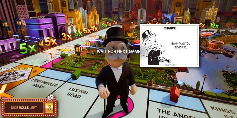 Monopoly live - Entering the Bonus Game